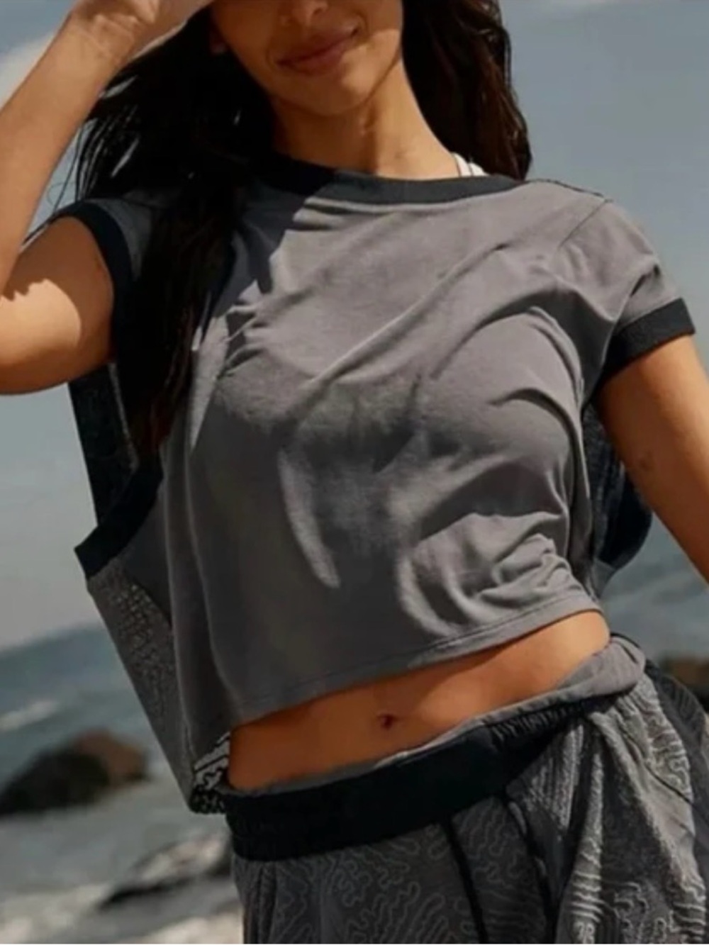 Free People Movement Good sport tee in Nightshade XS - NWT